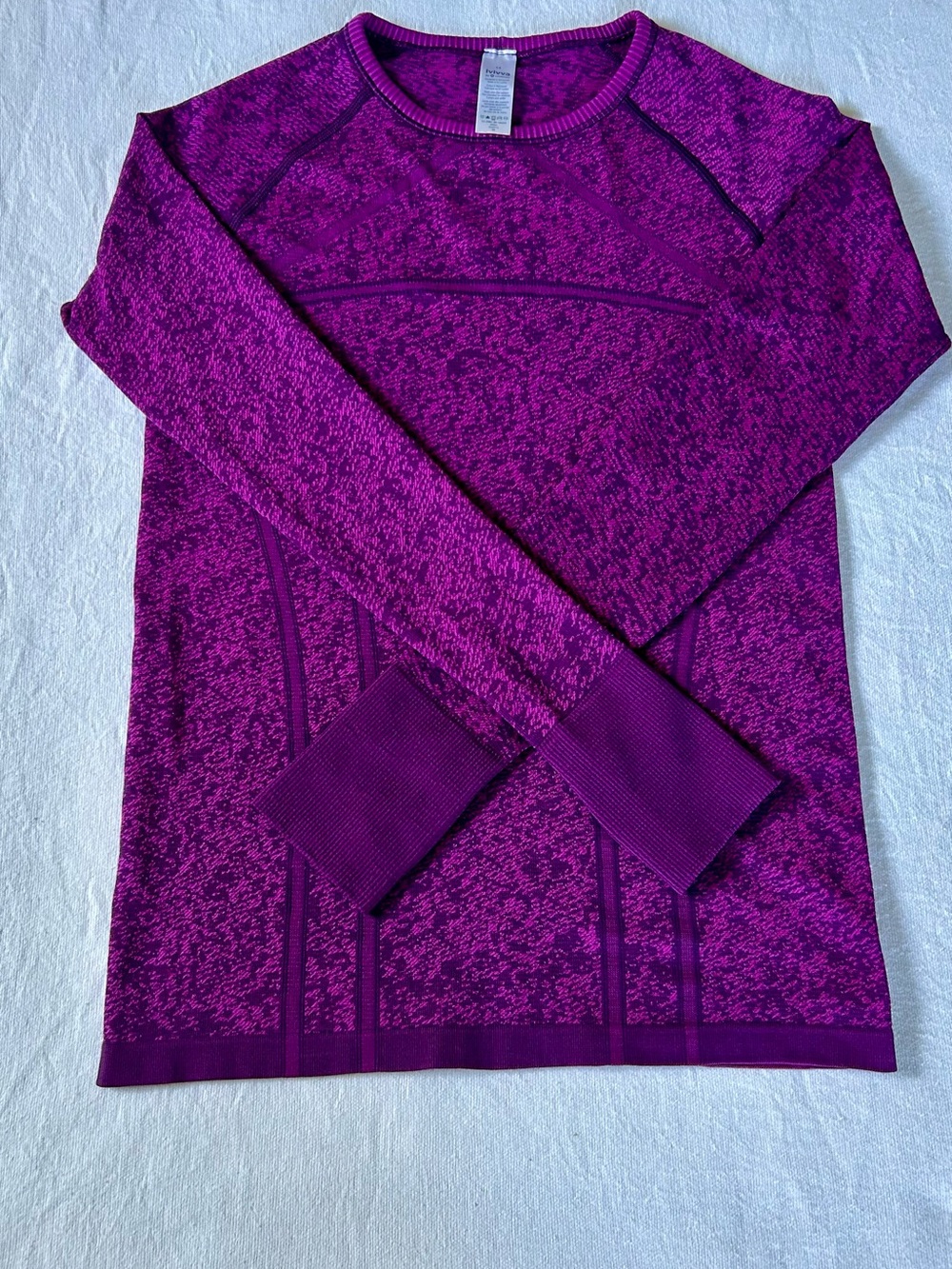 Ivivva Seamless Crew Neck Sweater in Deep Magenta